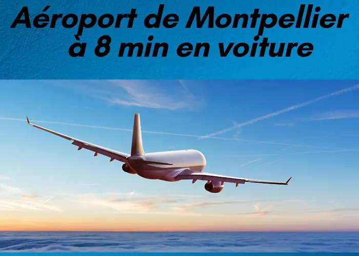 Moana Terrasse Proche Parc Des Expositions Montpellier 公寓