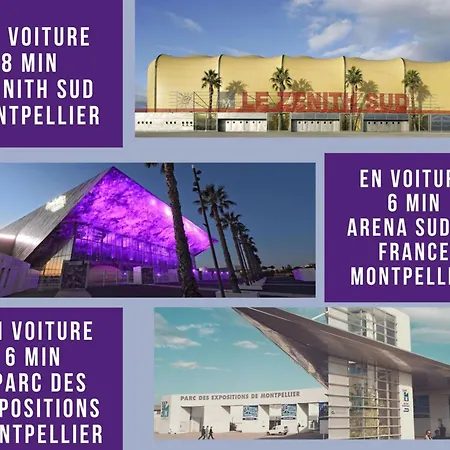 Moana Terrasse Proche Parc Des Expositions Montpellier *